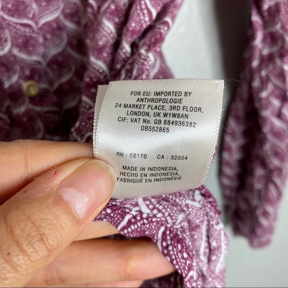 Anthropologie’s Maeve- Orli Bibbed Button Down Top - Picture 7 of 8